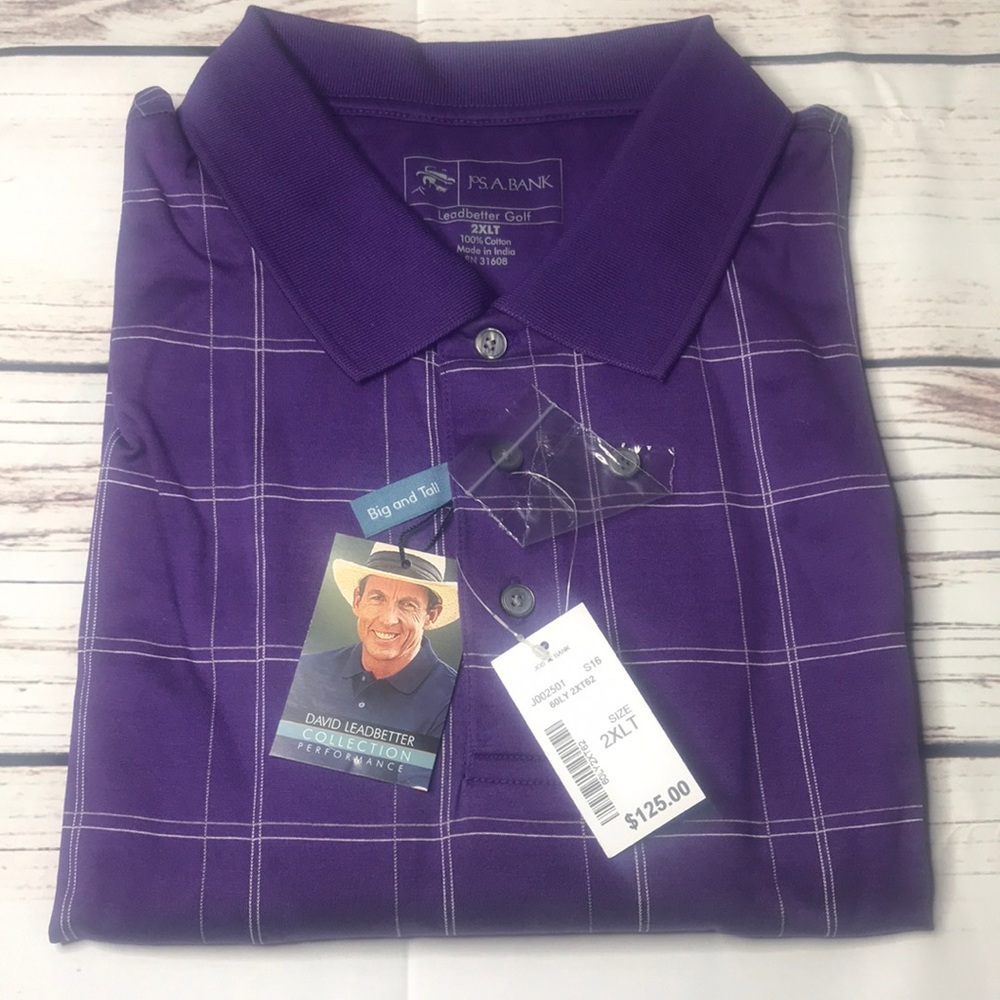NWT Men’s Jos. A. Bank Leadbetter Golf Polo